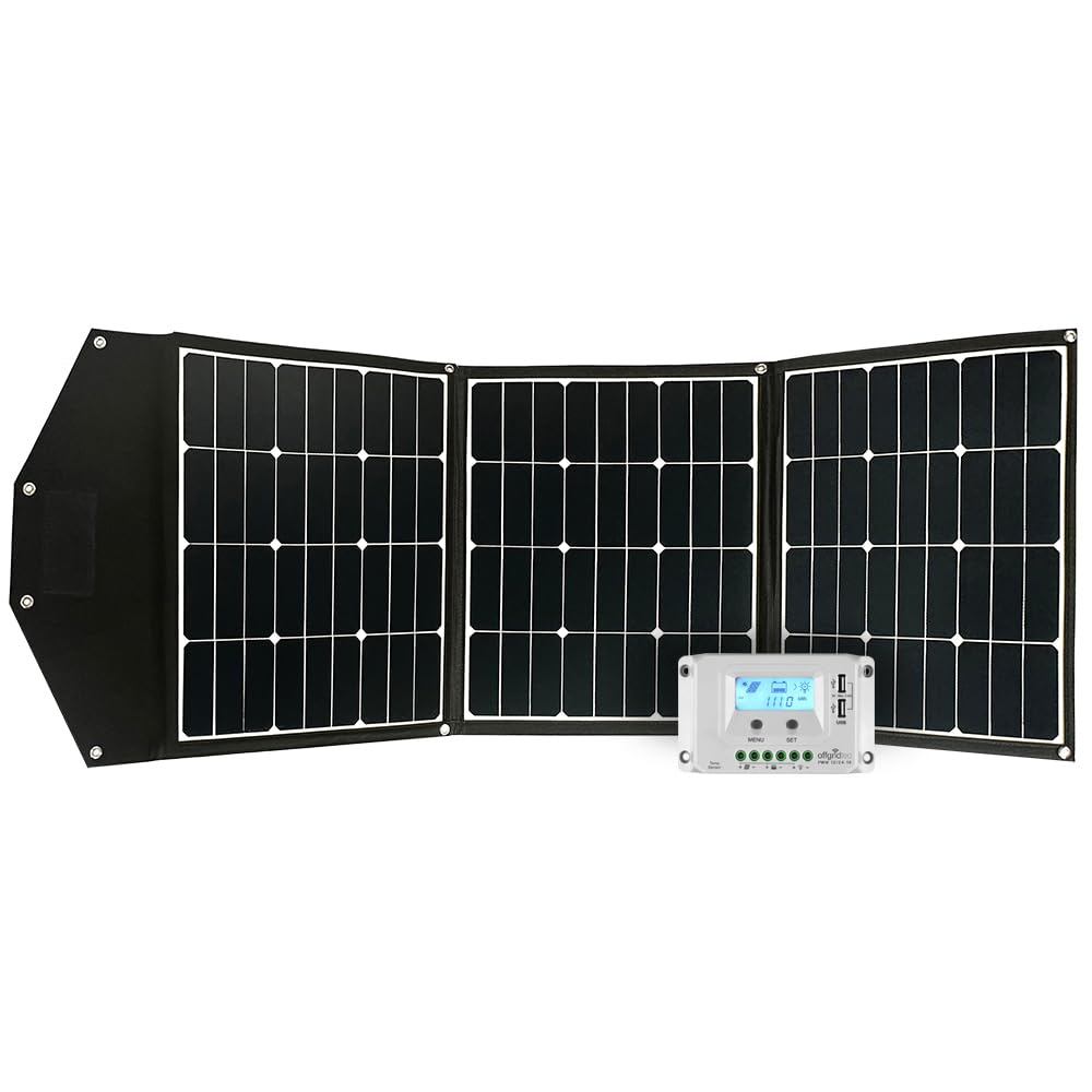 Offgridtec© FSP 2 Ultra 135W faltbares Solarmodul mit integrierter Aufständerung und Laderegler mit