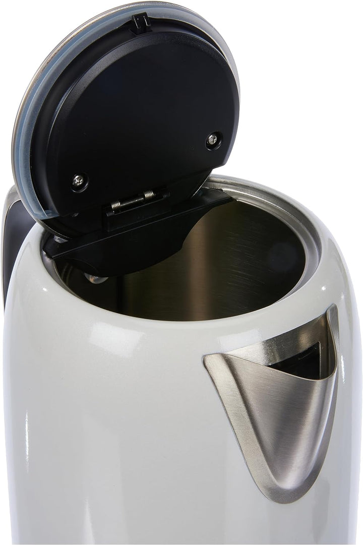 Riviera & Bar Wasserkocher mit variabler Temperatur 1,7 l 2200 W Perlweiss, Perlweiss