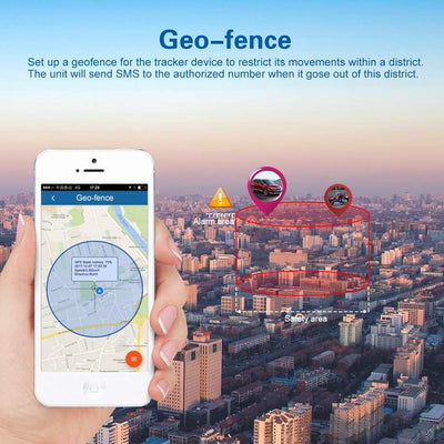 Winnes Mini GPS Tracker mit SOS/Mehreren Alarmen/6 Monaten Historische Route IP65 Wasserdicht GPS Tr