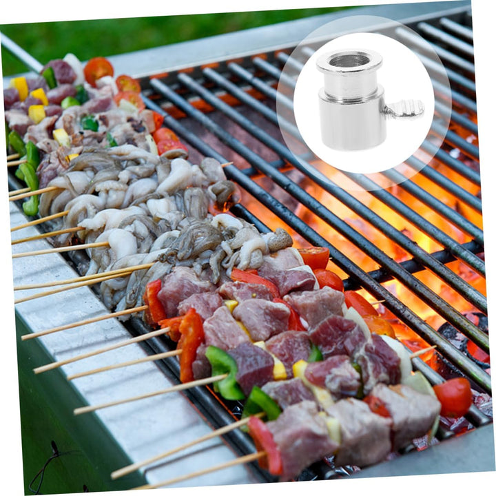 UPKOCH 5 Stück BBQ Grillbesteck aus Stabilem Eisen mit Wiederverwendbarer Limit Hülle für Grillgabel