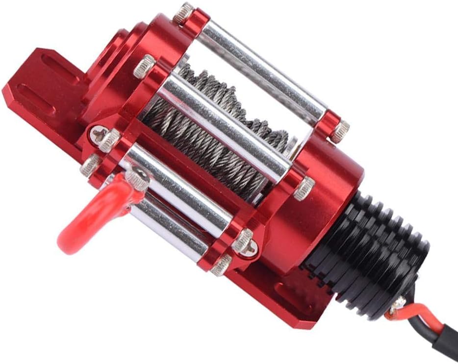 RC Winch, 1:10 Crawler Climbing Cars Elektro-Metall für SCX10 D90 D110 TF2 KM2