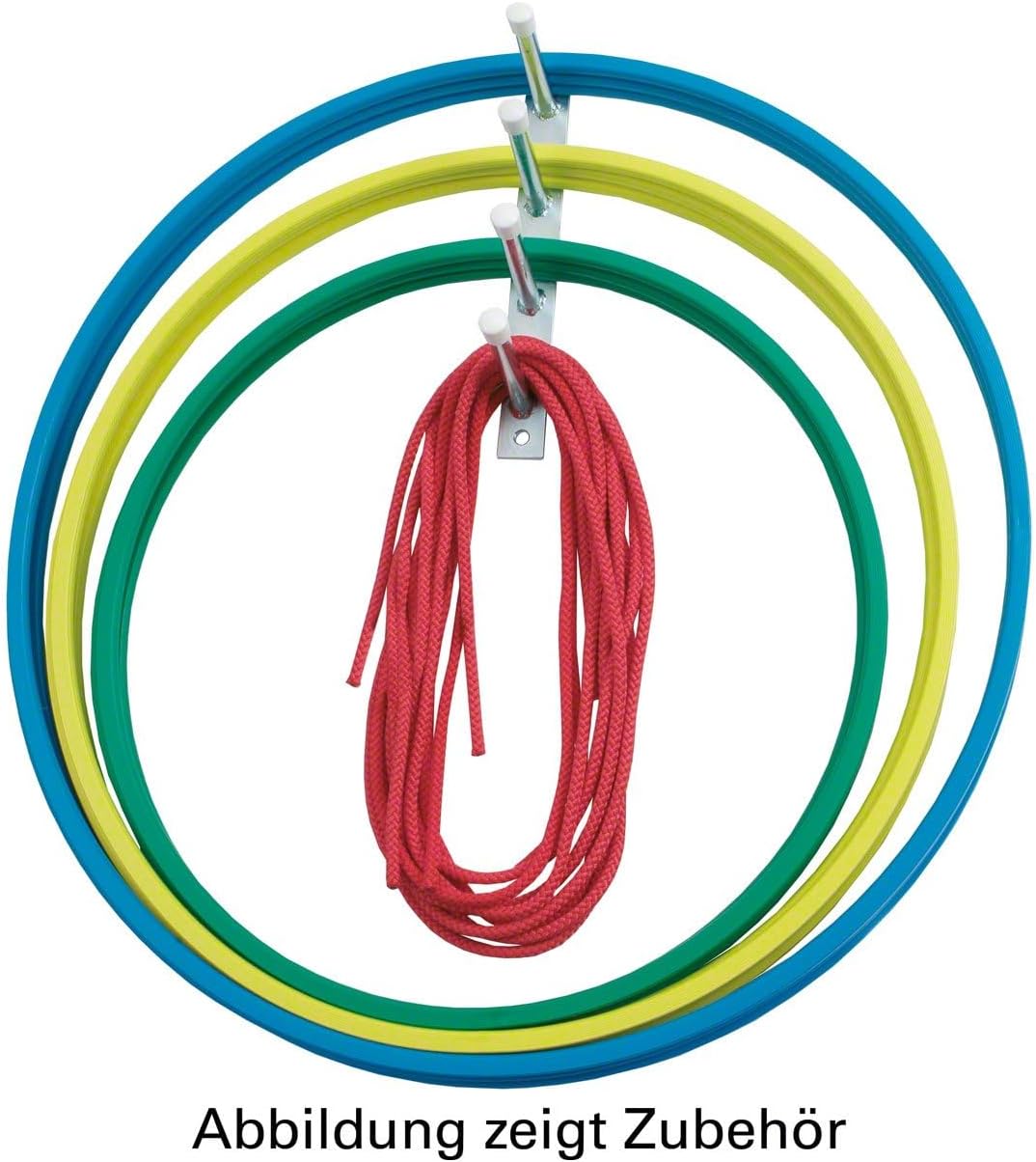 Sport-Tec Aufhängevorrichtung für Gymnastikreifen Wandhalter Wandhalterung Hula-Hoop