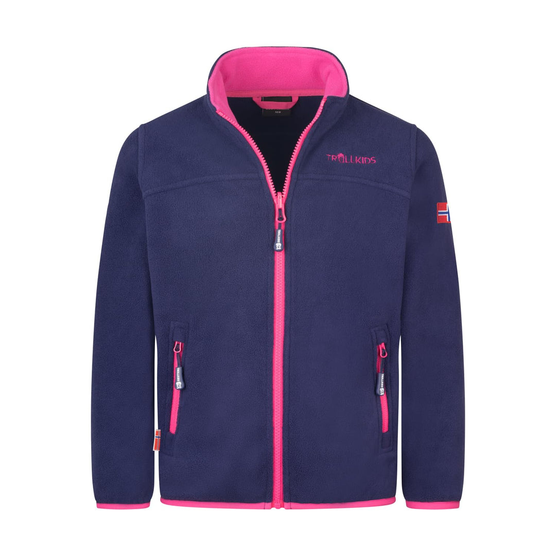 Trollkids Girls Oppdal Jacket XT Deep Violet 92, Deep Violet 92