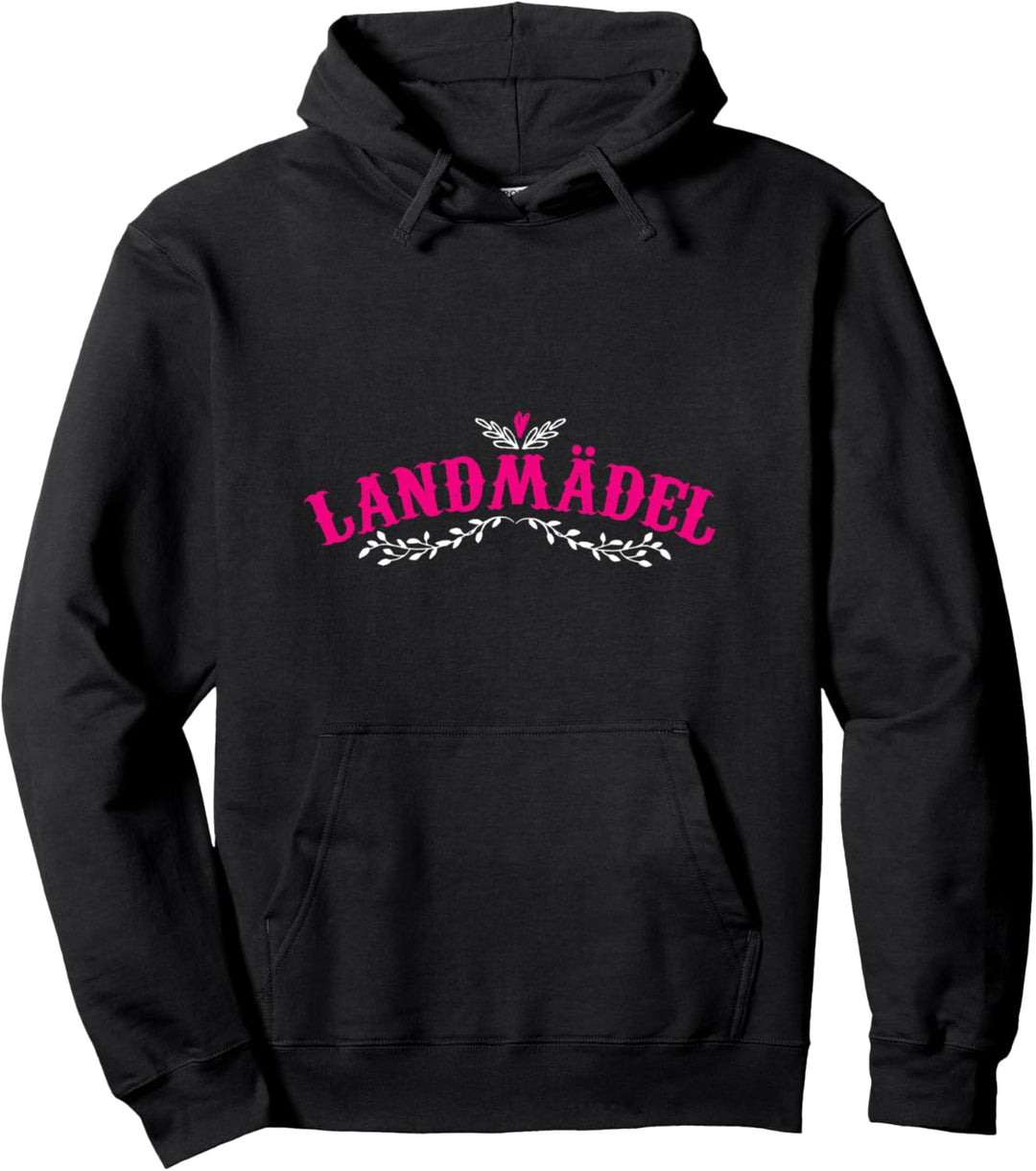Landmädel Bäuerin Landwirtin Bauernhof Lustiger Spruch Pullover Hoodie