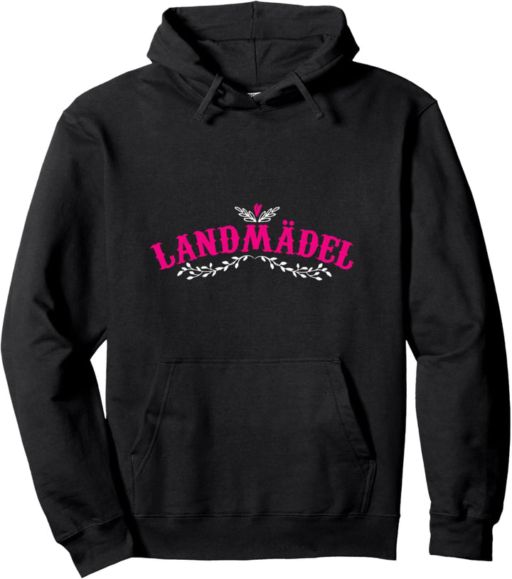 Landmädel Bäuerin Landwirtin Bauernhof Lustiger Spruch Pullover Hoodie