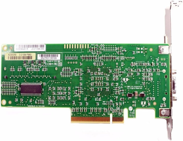 LSI LOGIC LSI00167 Host Bus Adapter (SGL 8-Port, 8X PCIe, 1x SAS, RAID 0/1/1E/JBOD)