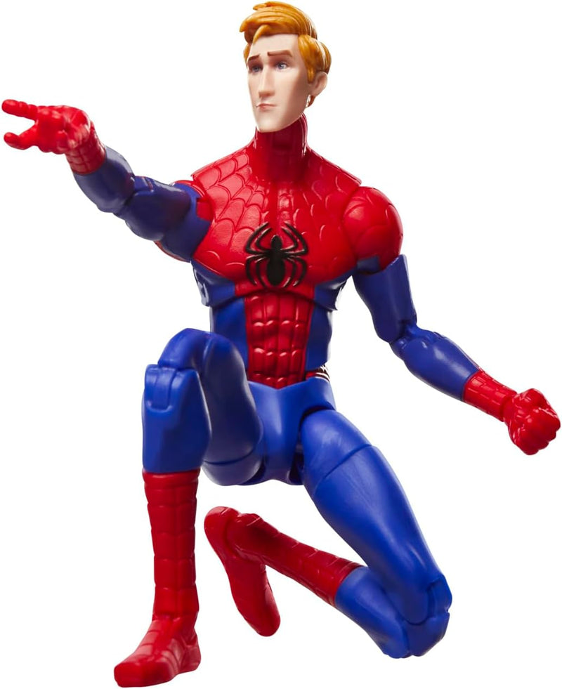 Marvel Legends Series Peter Parker, Action-Sammelfigur zu Spider-Man: A New Universe (15 cm), Peter