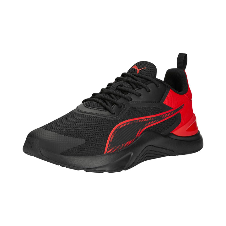 PUMA Unisex Infusion fussballschuhe 45 EU Black For All Time Red, 45 EU Black For All Time Red