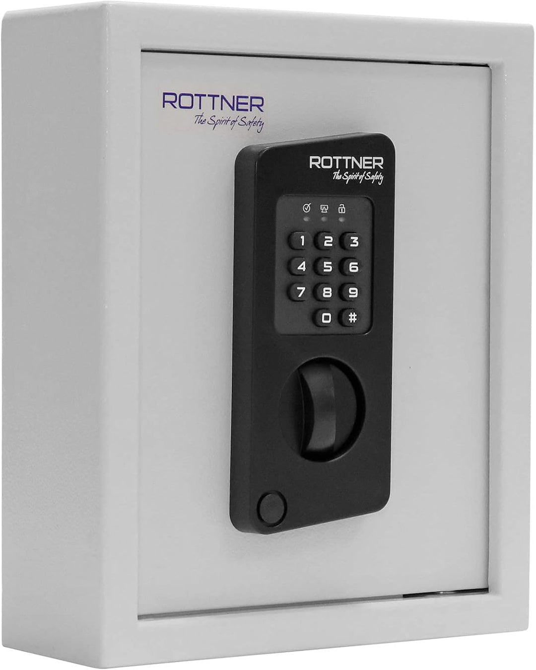 Rottner Keytronic 20 Schlüsseltresor Stahl Elektronikschloss Notöffnung möglich Hakenleiste verstell