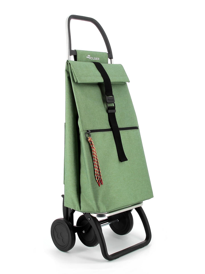 Einkaufstrolley Rolser Big Tweed 4 Räder - Grün 4 Räder Grün, 4 Räder Grün