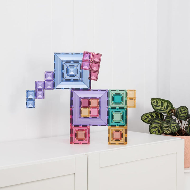 CONNETIX Magnetbausteine Pastell-Portal-Paket, 48 Stück