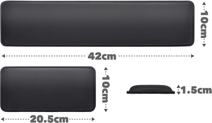 Sidorenko Handballenauflage Set für Tastatur und Maus - Hochwertige und Bequeme Handauflage - Schone
