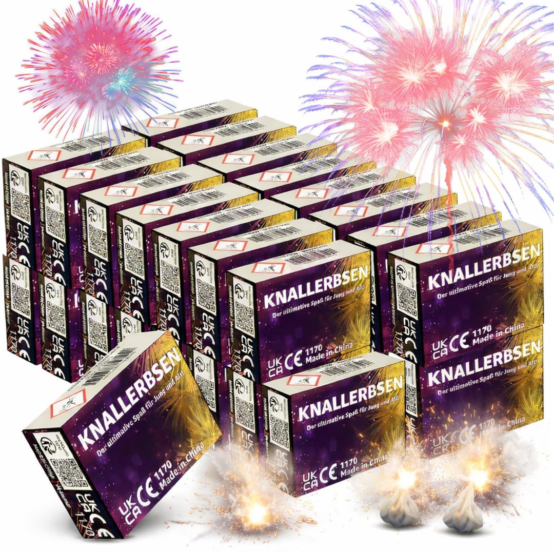 TK Gruppe Timo Klingler 1000x Knallerbsen Happysparks® - Fun Snaps Silvester wie Knallteufel Knaller