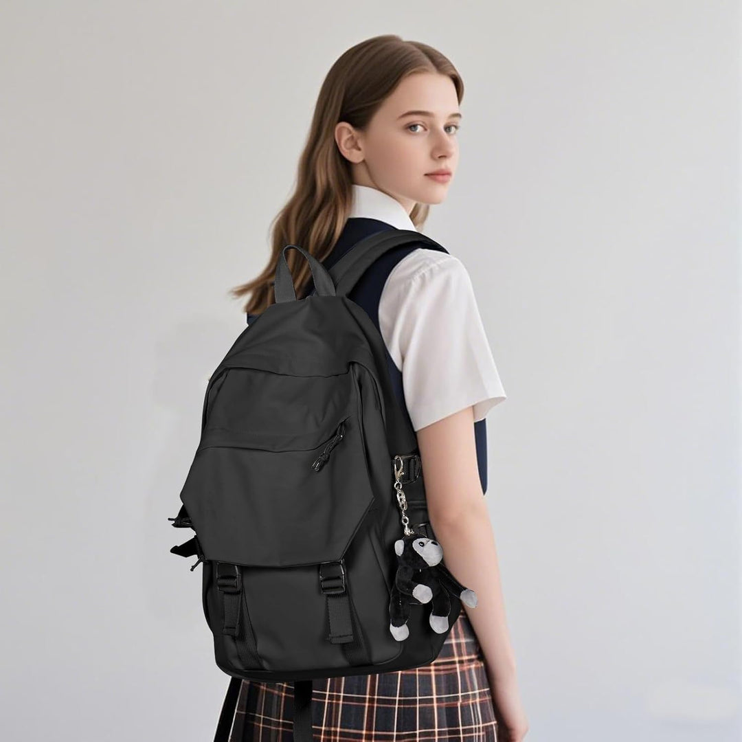 SZLX Schulrucksack Damen Leichte Schultasche Casual Daypack College Laptop-Rucksack für Männer Fraue