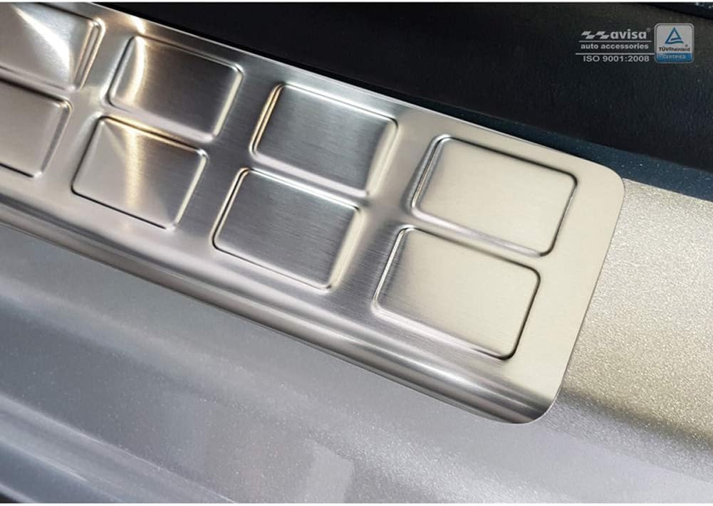 Inox door sill protectors compatible with Citroën Spacetourer & Peugeot Traveller/Expert & Toyota Pr