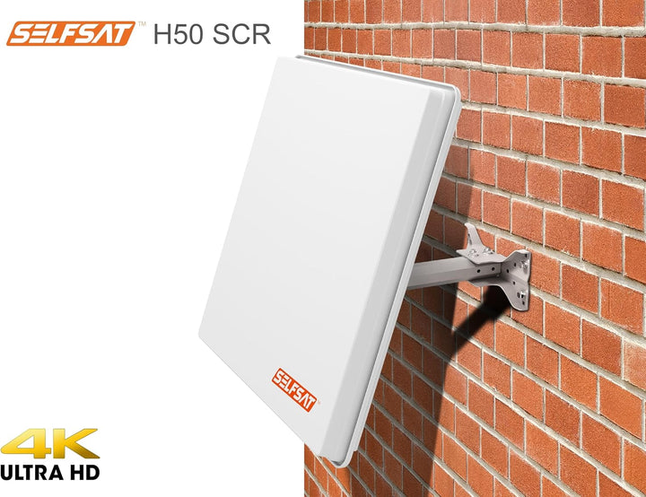 Selfsat H50SCR + Unicable Antenne incl. 2 Legacy Ausgängen 6 Teilnehmer