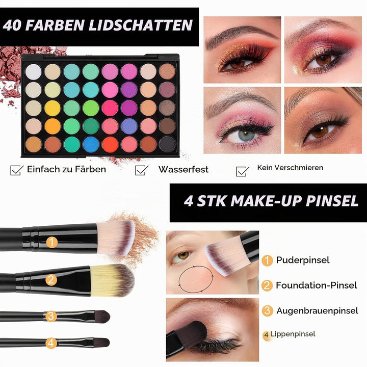All In One Makeup Kit, Makeup Kit for Women Full Kit, Makeup Gift Set for Women Beginners, Makeup Es