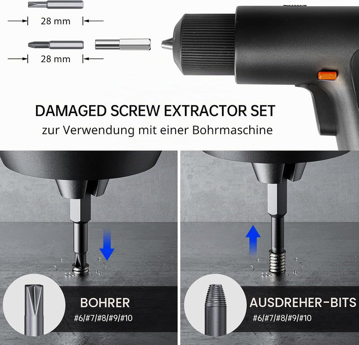 JAKEMY 180-in-1-Präzisions-Schraubendreher-Set, Multi-Bits, Schraubendreher, magnetisch, mit beschäd