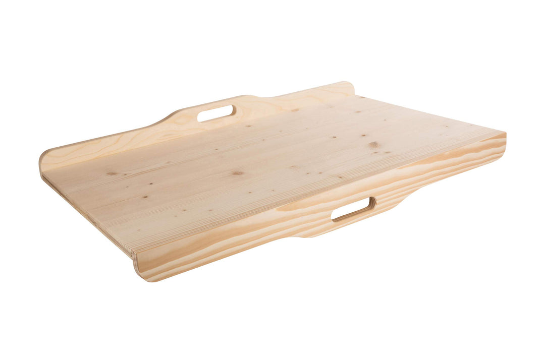 Nudelbrett aus Holz, Teigbrett aus heimischer Kiefer, 80 x 49 x 8 cm