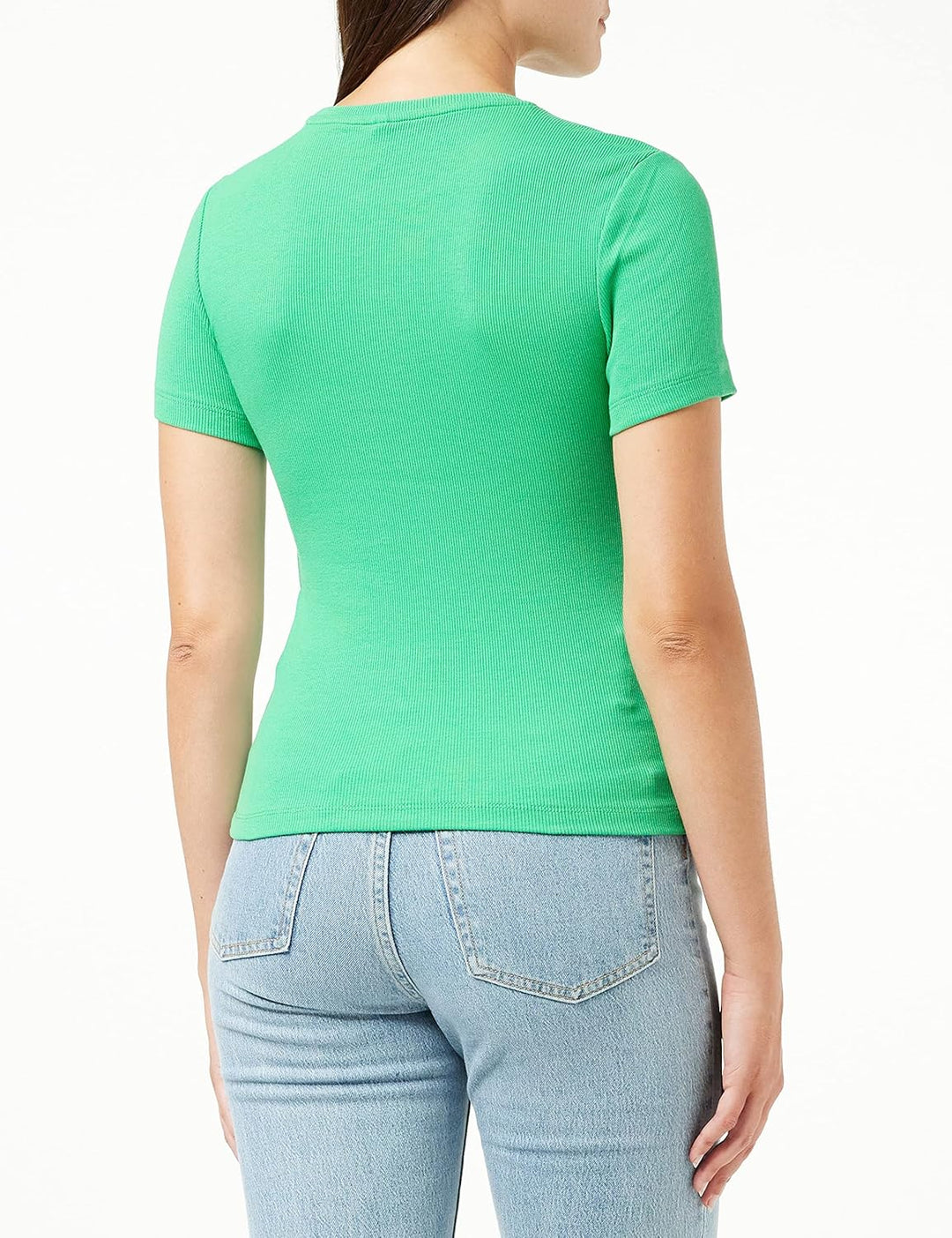ONLY Damen T-Shirt M Chicory Coffee/Pack:simple Green, M Chicory Coffee/Pack:simple Green