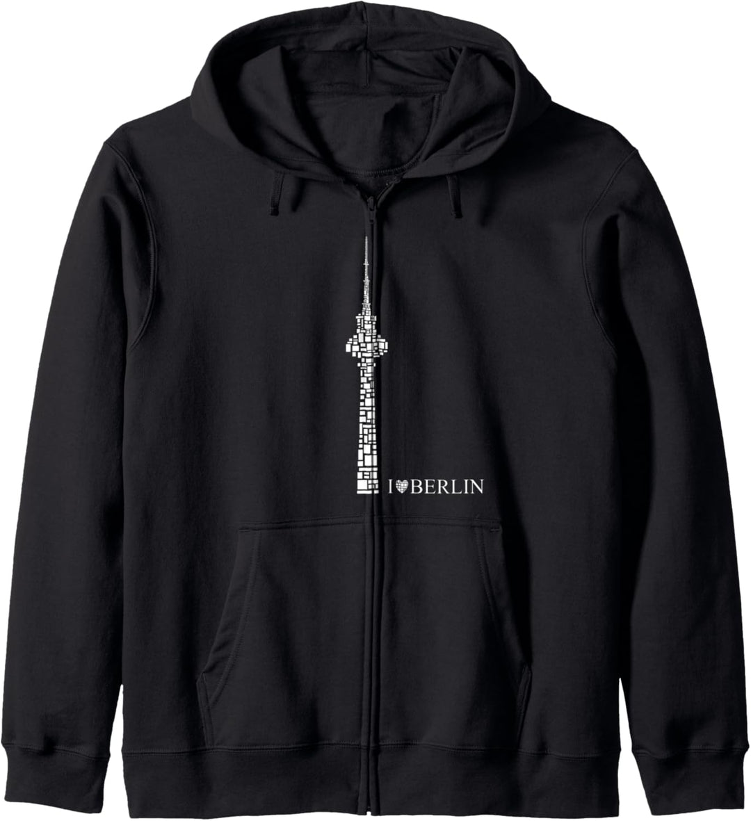 Berlin Design - Fernsehturm - I Love Berlin Kapuzenjacke
