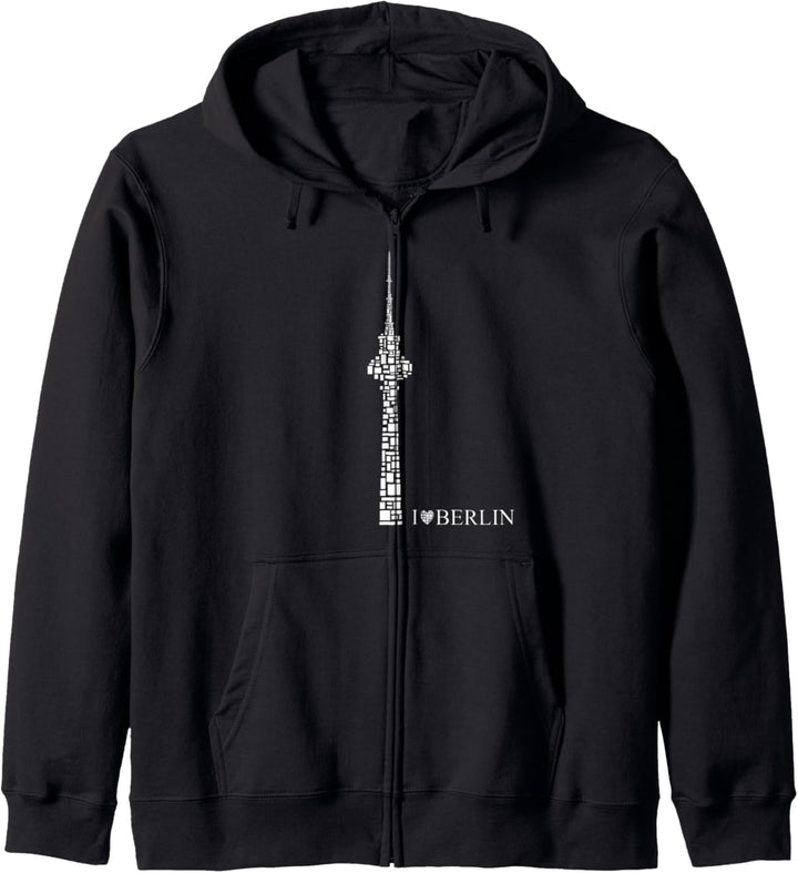 Berlin Design - Fernsehturm - I Love Berlin Kapuzenjacke