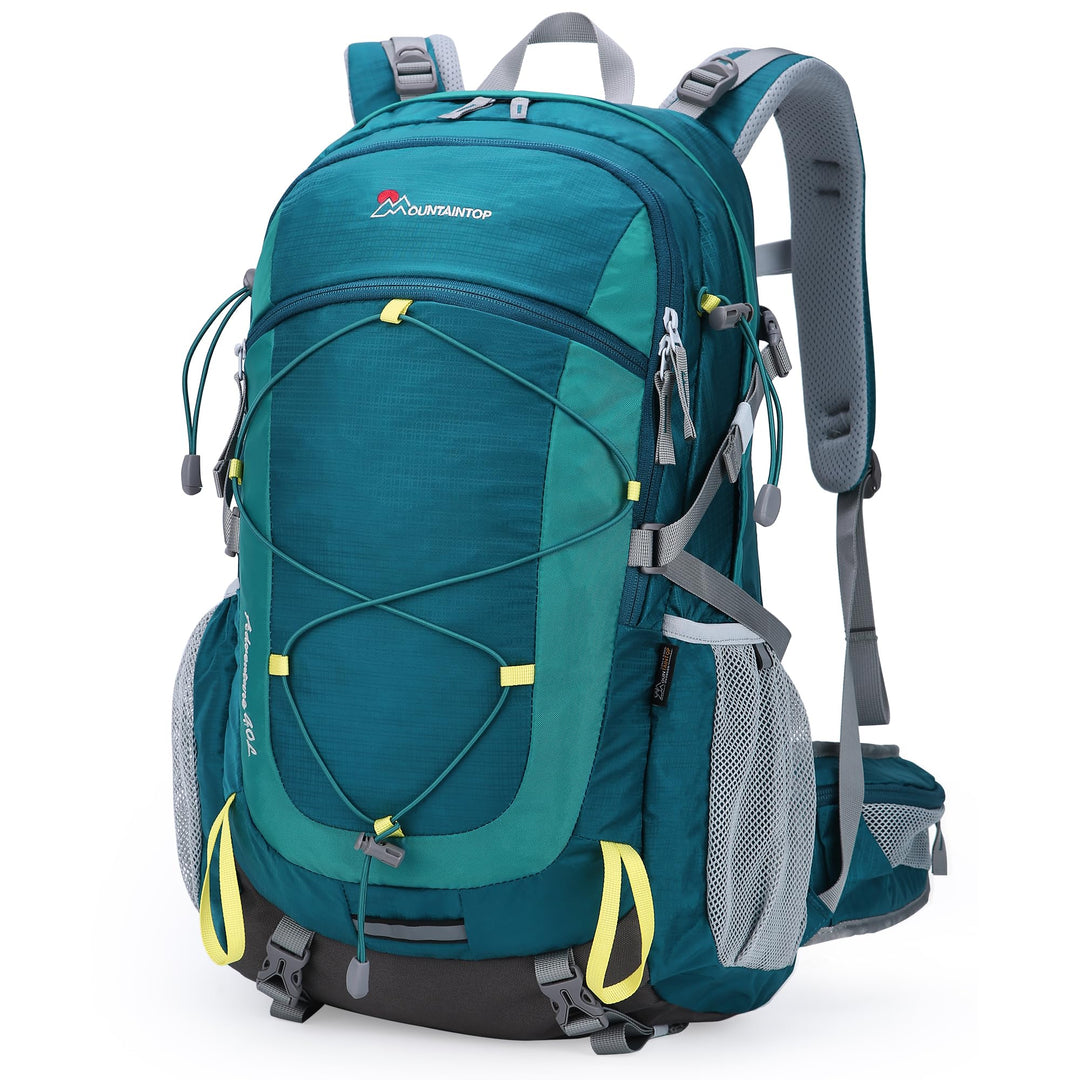 MOUNTAINTOP 40L Wanderrucksack Herren Damen Trekkingrucksack Outdoor Rucksäcke mit Regenhülle für Ca