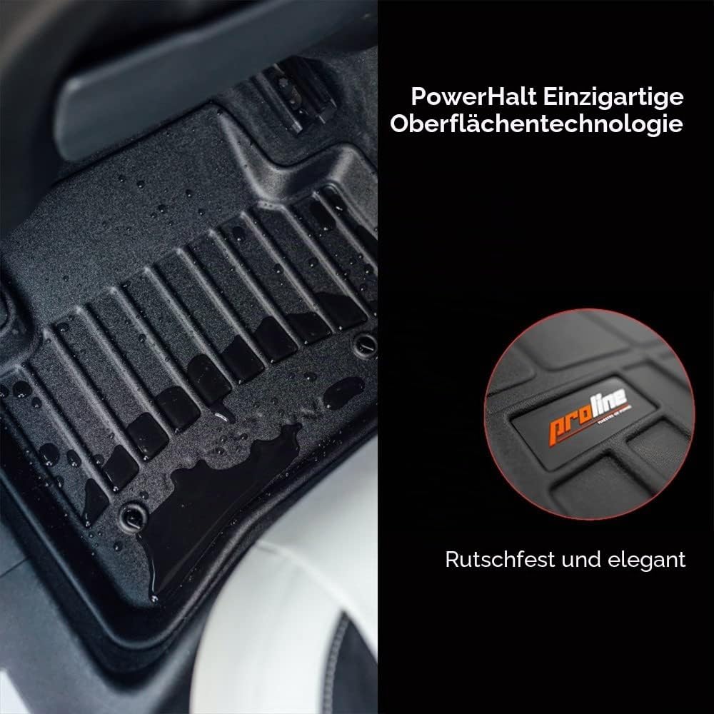 FROGUM ProLine 3D Gummimatten Exklusiven Auto Fussmatten Autofussmatten für SEAT Leon III/Cross Spor