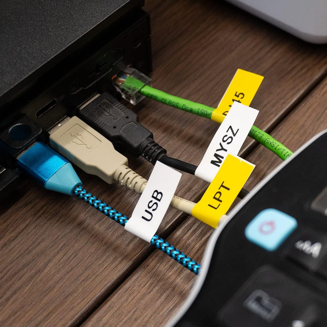 Schriftband TZe-252 24mm x 8m Satz x 3 St. Rot auf Weiss Band kompatibel mit Drucker Brother PT P-to