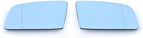 Spiegelgläser Links+Rechts Asphärisch Blau Set