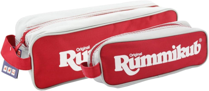 Jumbo Spiele Original Rummikub Pouch - der Spieleklassiker mit praktischer Tasche für Reisen und zum