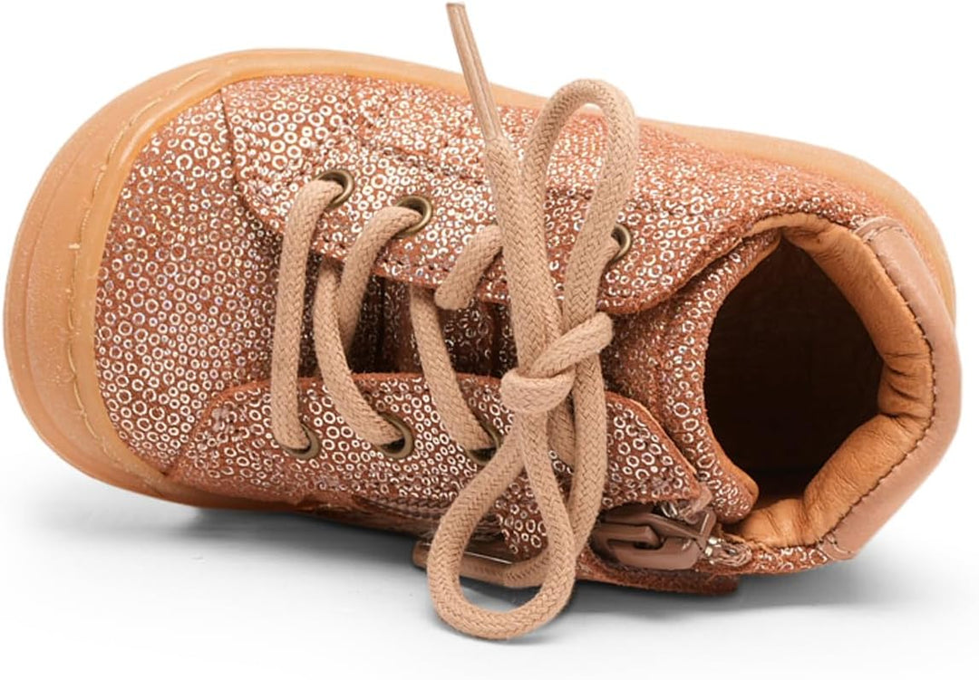 Bisgaard Unisex Kinder Thor Z First Walker Shoe 22 EU Sparkly Rose, 22 EU Sparkly Rose