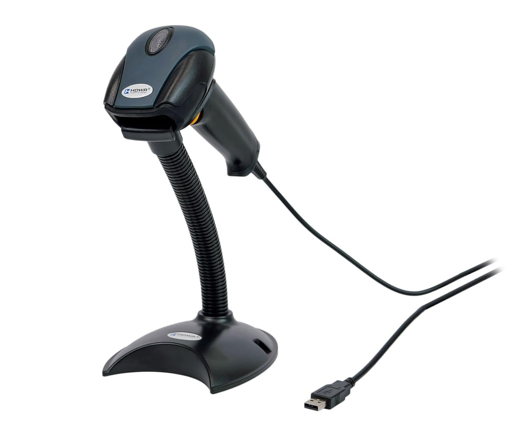 Automatisches Barcode-Lesegerät mit USB, Barcodescanner zum freihändigen Lesen von Strichcode mit ve