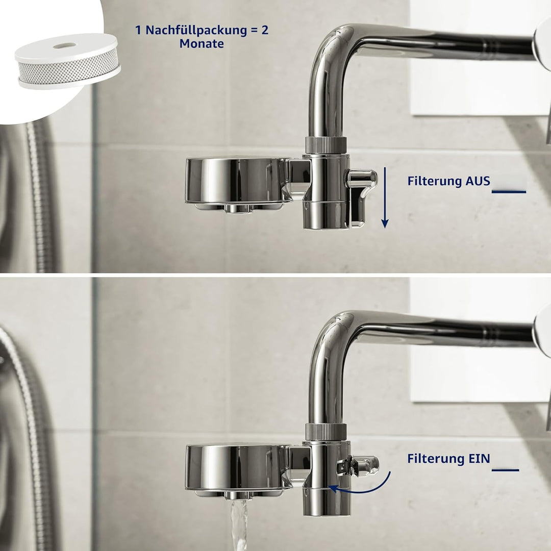 Tappwater EcoPro Compact - Kleinster Leitungswasserfilter auf dem Markt filtert mehr als 100 Substan