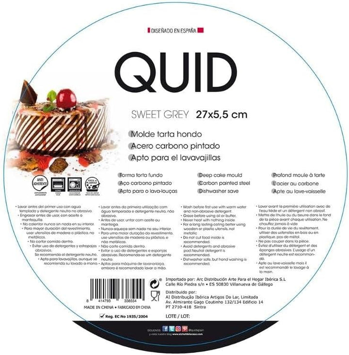 Quid Sweet GreY Backform 27 x 5,5 cm, 27 x 5,5 cm