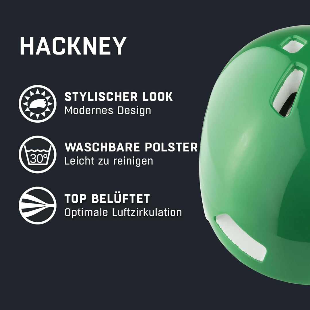 ALPINA HACKNEY - Leichter, Bruchfester & Optimal Klimatisierter Fahrradhelm Mit Nachrüstbarem LED Fü