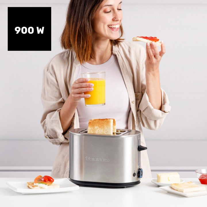 Taurus - Toaster Mytoast II Legend | 900W | 2 Schlitze | 7 Bräunungsstufen | Auftauen, Aufwärmen & A