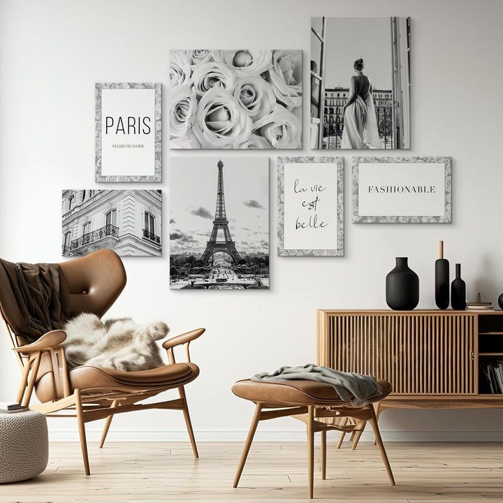 Muralo - Wandbilder Set - Leinwand Bilder Set Aufhängefertig - Bilder für Wohnzimmer Schlafzimmer -
