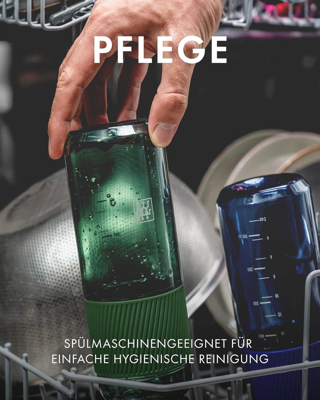 ZWILLING Trinkflasche BPA-frei, Wasserflasche für Fitness, Freizeit und Büro, Sportflasche aus Trita