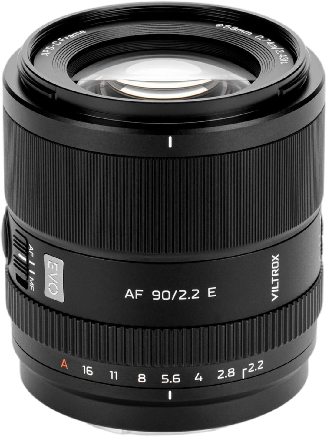 VILTROX 90mm F2.2 E EVO Objektiv, AF 90mm f2.2 für Sony E Mount, Autofokus APS-C Objektiv für Sony E