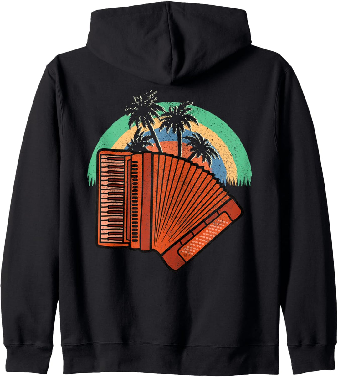 Akkordeonisten Akkordeonspieler Akkordeon Kapuzenjacke