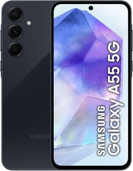 SAMSUNG Galaxy A55 5G Smartphone 128 GB Mitternachtsblau