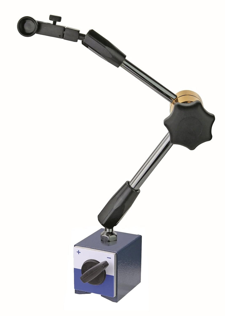 CNC QUALITÄT Messstativ - Magnetständer mit Magnetfuss und Messuhr im Satz - Länge 340 mm
