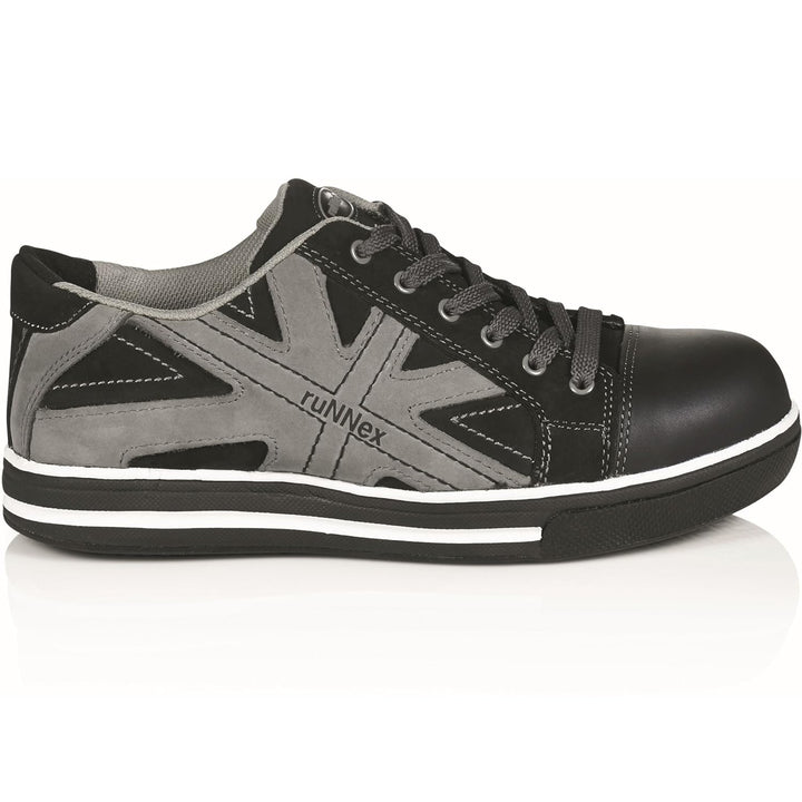 ruNNex Sicherheitshochschuhe S3 SportStar Halbstiefel in Sneaker-Optik Grösse 45, schwarz, 5342 45 E