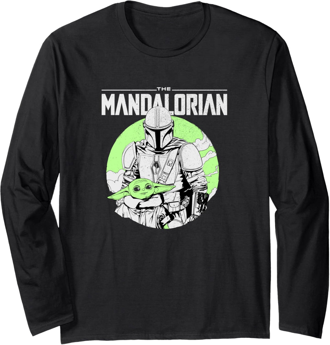 Star Wars: The Mandalorian & The Child Neon Langarmshirt
