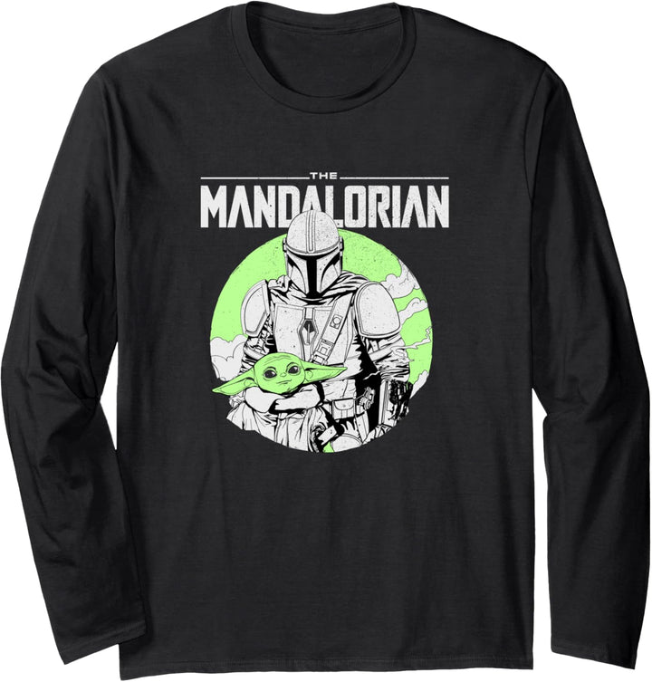 Star Wars: The Mandalorian & The Child Neon Langarmshirt