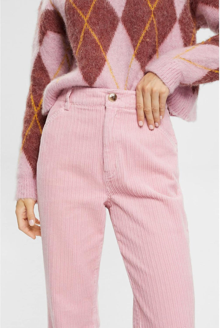 ESPRIT Cord-Hose mit weitem Bein im Mix-and-Match-Stil
