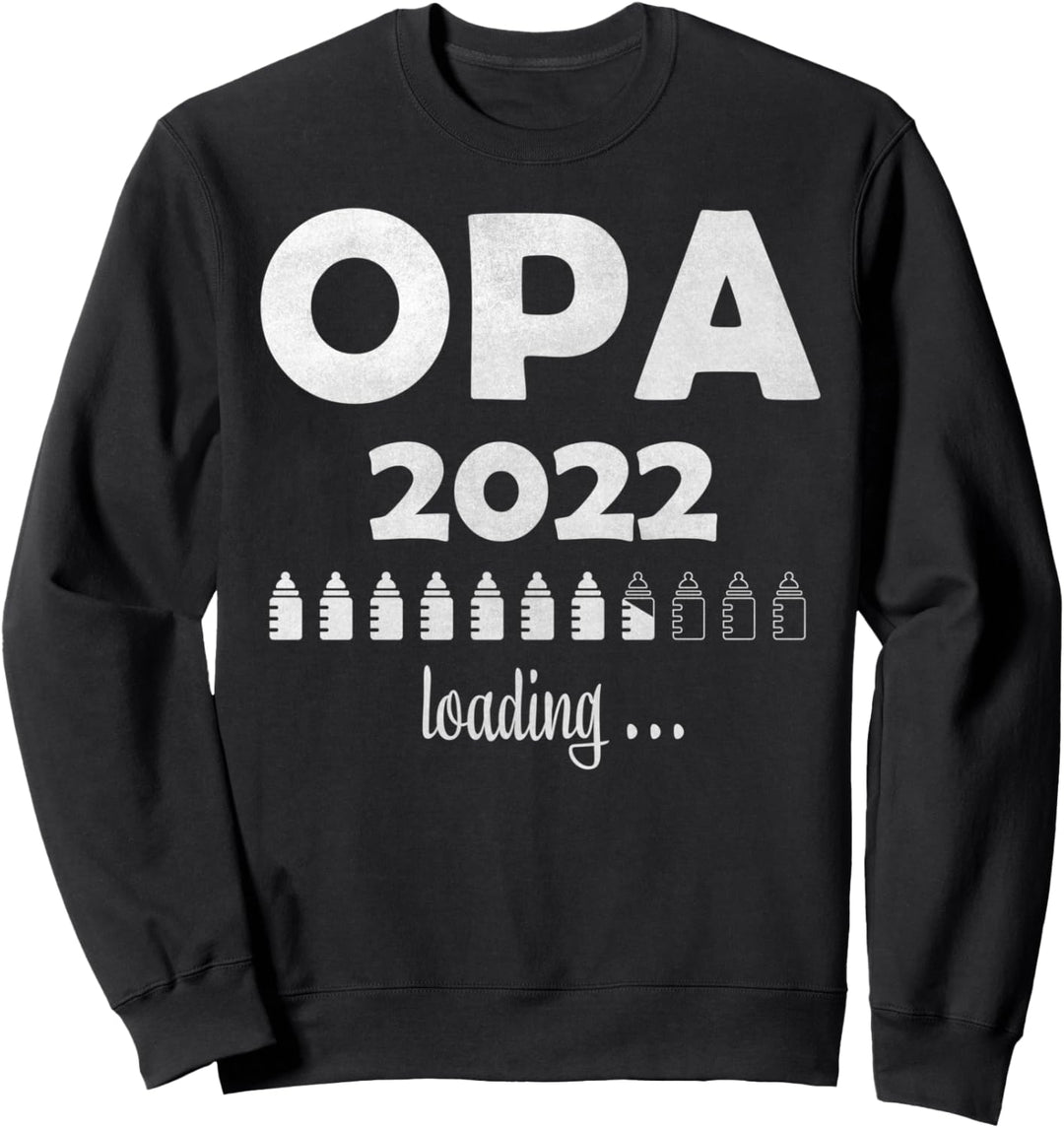 Zukünftiger Opa 2022 Schwangerschaft Werdender Opa Sweatshirt