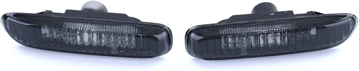 Klarglas Seitenblinker Schwarz Smoke Paar passend für 3er BMW E46 1998-2003