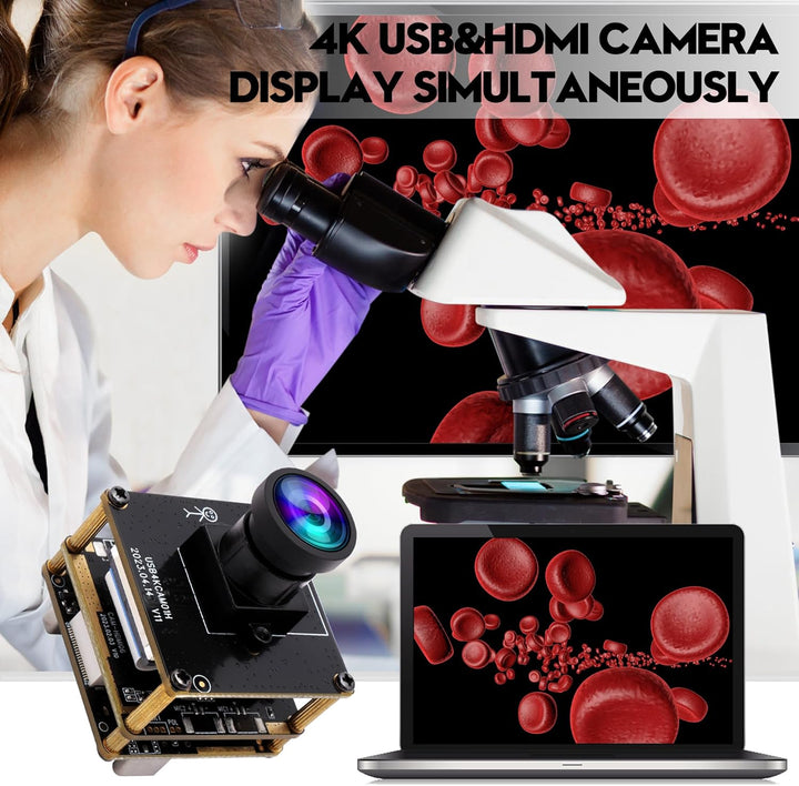 ELP HDMI USB-Kamera modul gleichzeitige Ausgabe Streaming Camera für PC 2-facher Digitalzoom 120 Gra